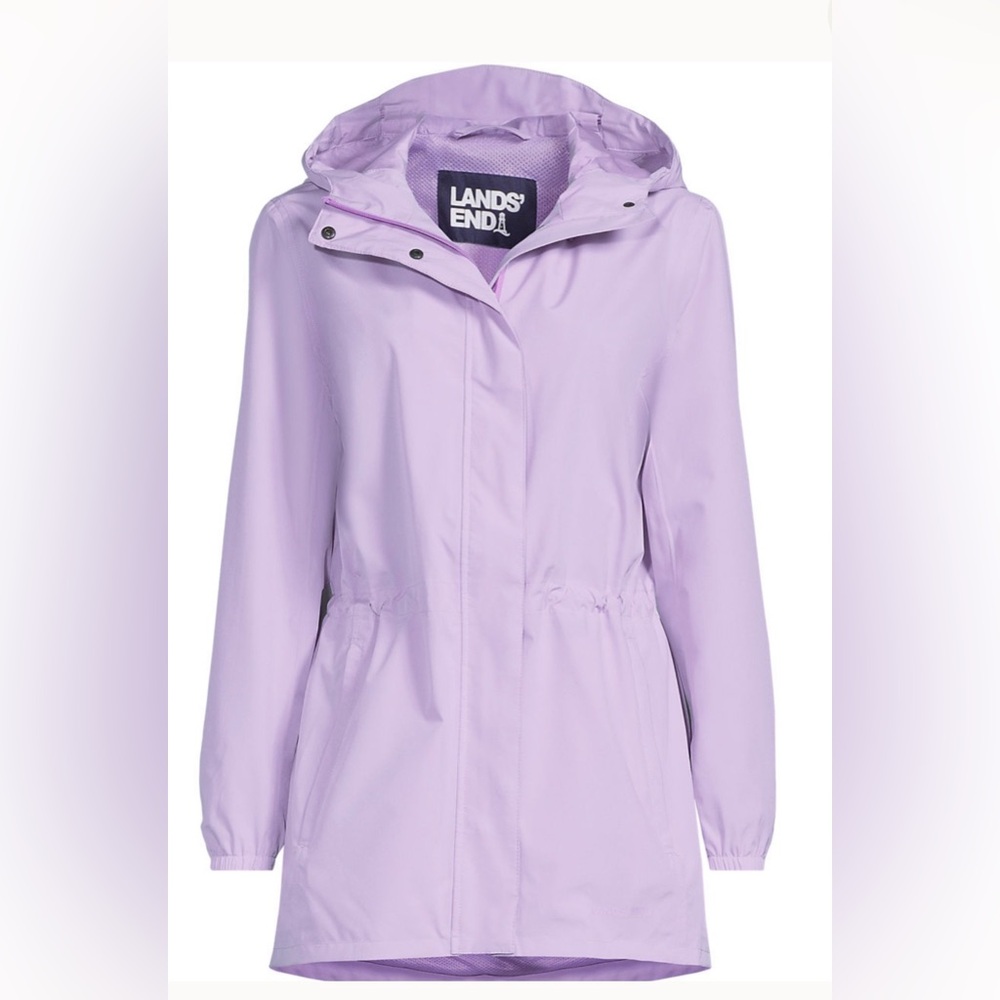 Lands' End Light Purple Hooded Jacket